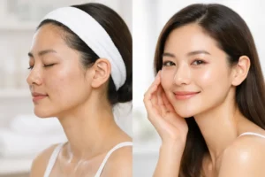 Facial Treatment Results After Six Sessions