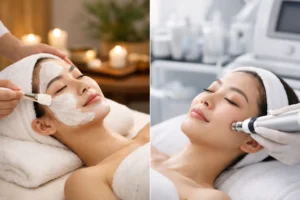Spa Facial Versus Clinic Facial: Which Fits You?